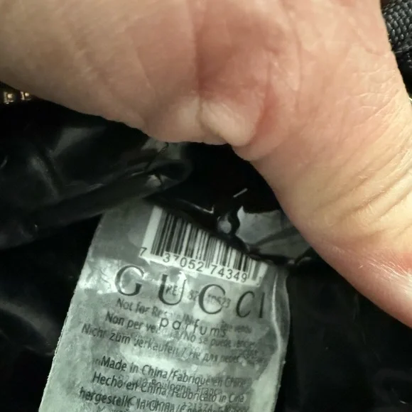 Gucci Black GG Embossed Toiletry Bag - Picture 6 of 6